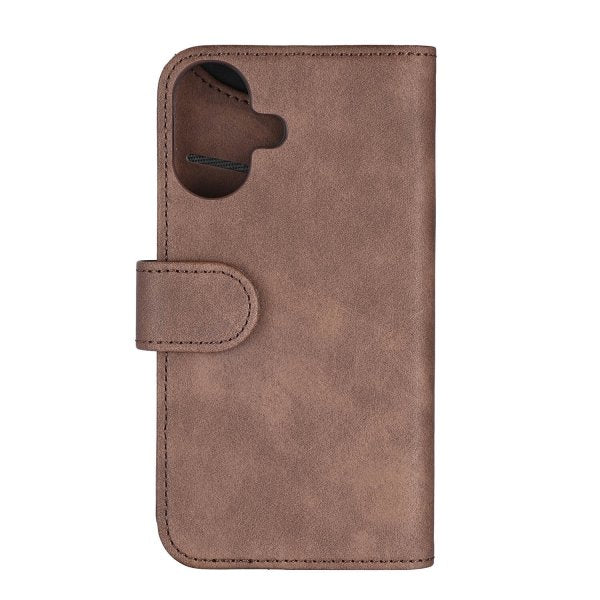 Gear iPhone 16 Etui 3 Kortlomme Brun