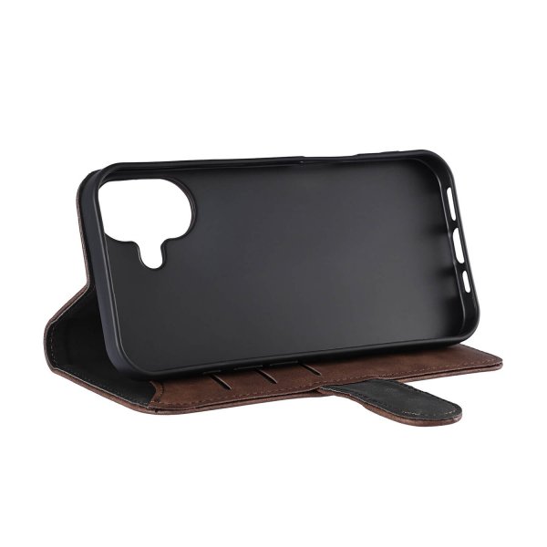 Gear iPhone 16 Etui 3 Kortlomme Brun