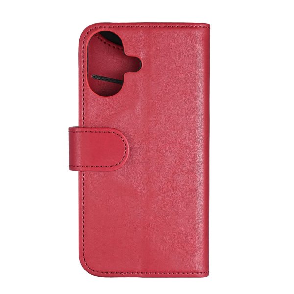 Gear iPhone 16 Etui 3 Kortlomme Rød