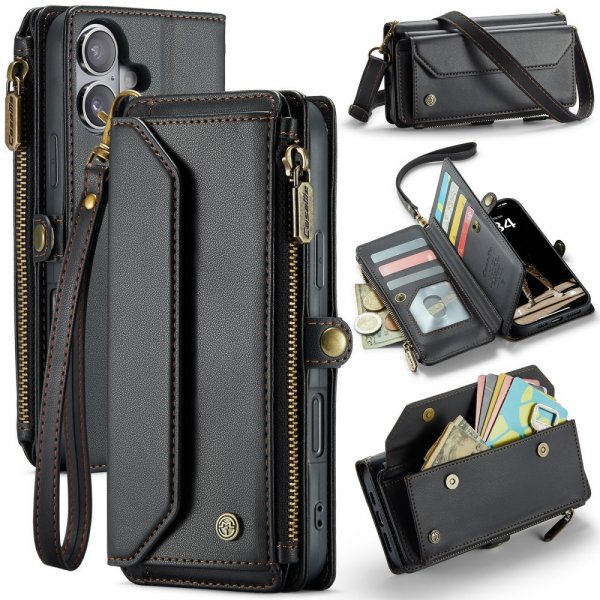 CaseMe iPhone 16 Etui C36 Series Svart