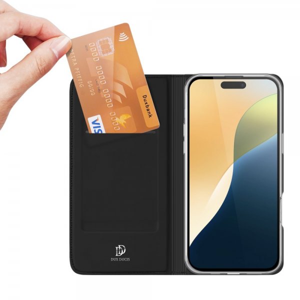 Dux Ducis iPhone 16 Etui Skin Pro Series Svart