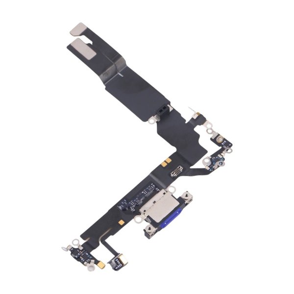 iPhone 16 Ladekontakt Flexkabel Original - Blå