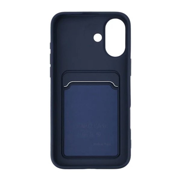 iPhone 16 Deksel Kortholder Blå