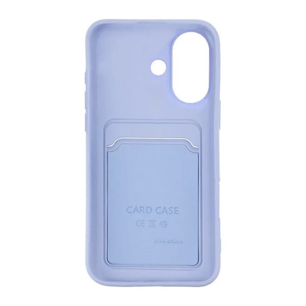 iPhone 16 Deksel Kortholder Lilla