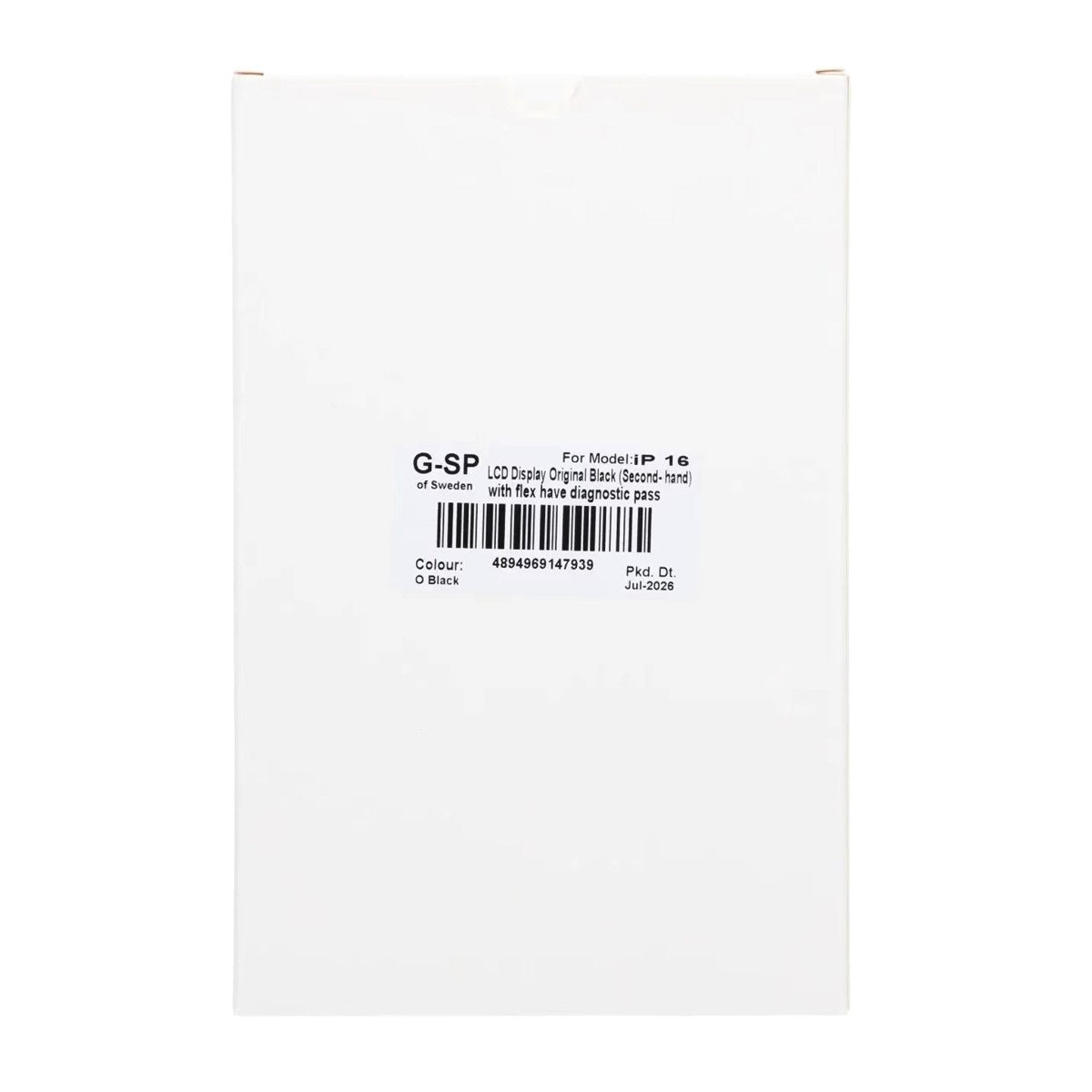iPhone 16 original brukt OLED-skjerm – diagnostikk godkjent