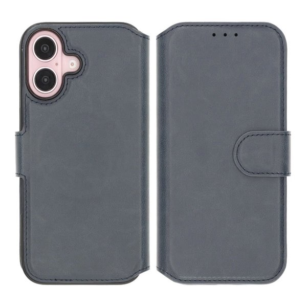 Rvelon iPhone 16 Etui 4 Kortlomme MagSafe Blå