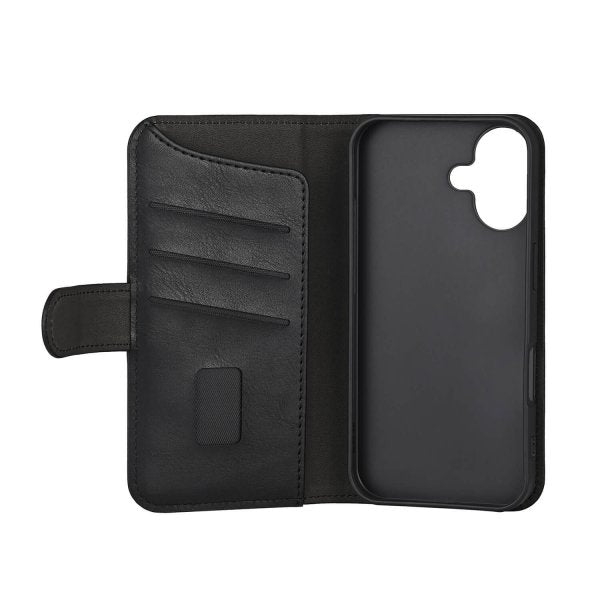 Gear iPhone 16 Plus Etui 3 Kortlomme Svart