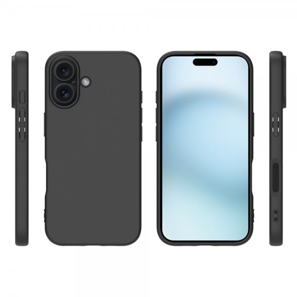 Nordic Covers iPhone 16 Plus Deksel Feather Series Raven Black