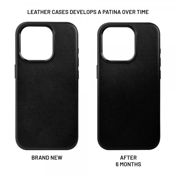 Fixed iPhone 16 Plus Deksel MagLeather Svart