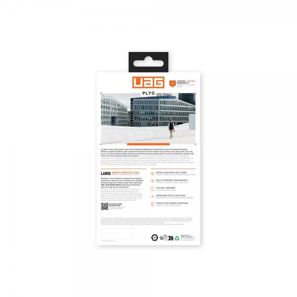 Urban Armor Gear (UAG) iPhone 16 Plus Deksel Plyo MagSafe Hvit