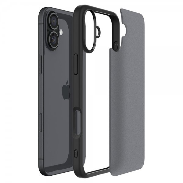 Spigen iPhone 16 Plus Deksel Ultra Hybrid Frost Black