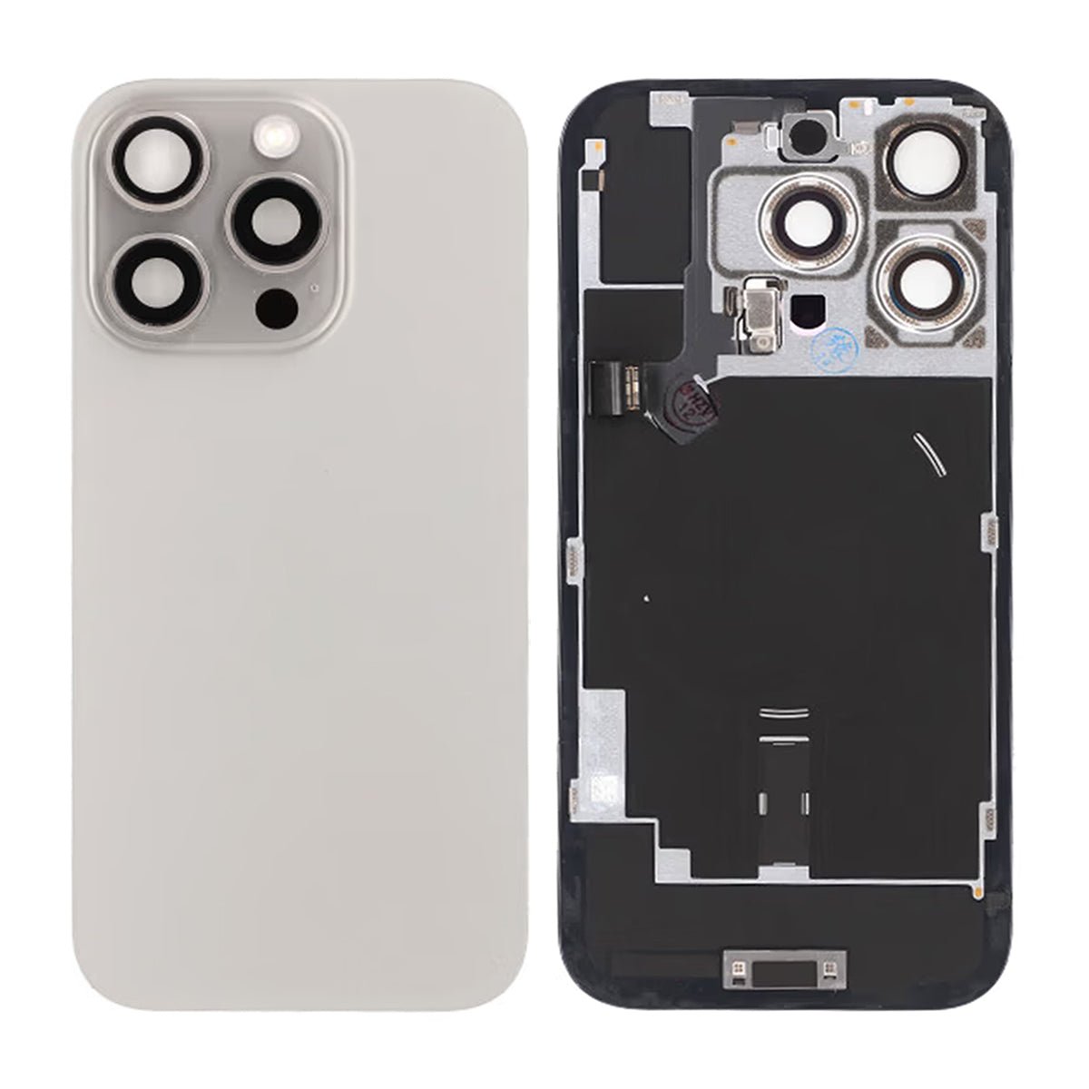 iPhone 16 Pro bakglass – naturlig titan