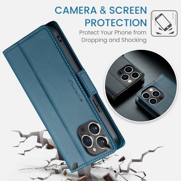 CaseMe iPhone 16 Pro Etui 023 Series Blå