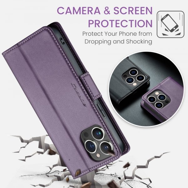 CaseMe iPhone 16 Pro Etui 023 Series Lilla