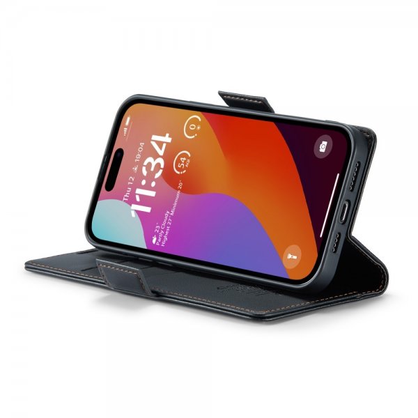 CaseMe iPhone 16 Pro Etui 023 Series Svart