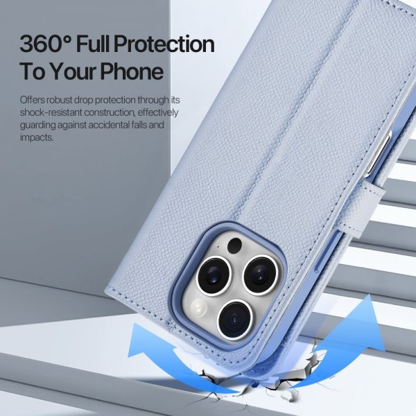 Dux Ducis iPhone 16 Pro Etui 2-in-1 Lawa Series MagSafe Blå