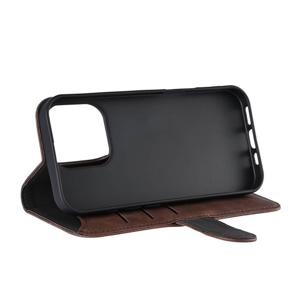 Gear iPhone 16 Pro Etui 3 Kortlomme Brun