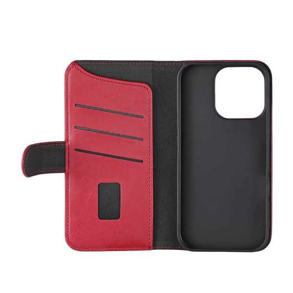 Gear iPhone 16 Pro Etui 3 Kortlomme Rød