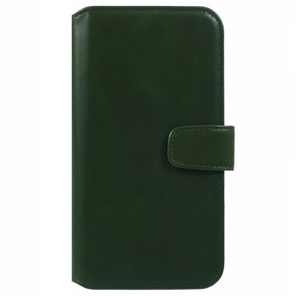 Nordic Covers iPhone 16 Pro Etui Essential Leather Juniper Green