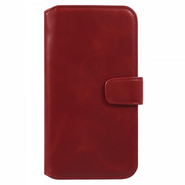 Nordic Covers iPhone 16 Pro Etui Essential Leather Poppy Red