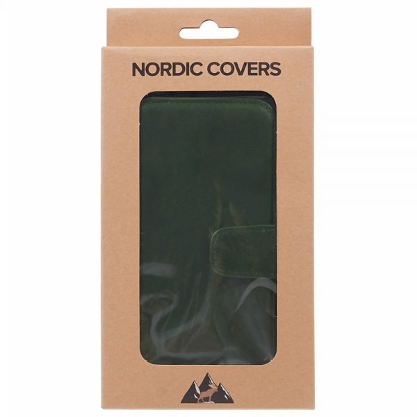 Nordic Covers iPhone 16 Pro Etui MagLeather Juniper Green