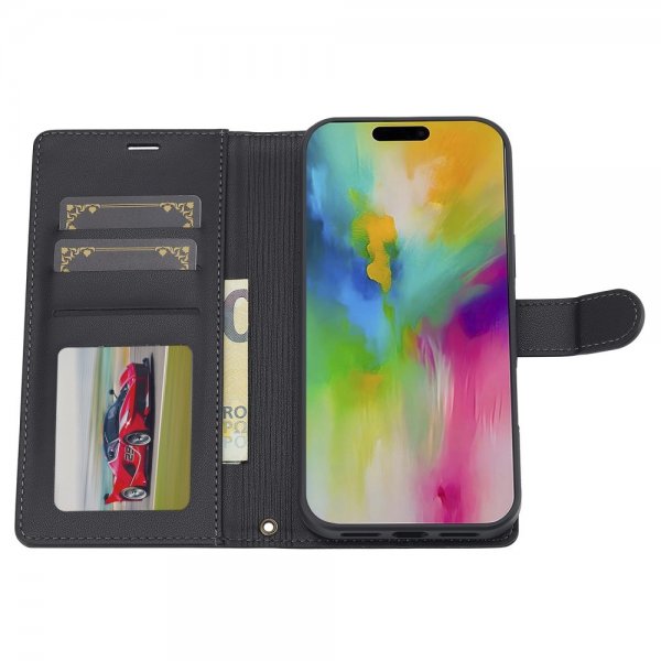 Lc.Imeeke iPhone 16 Pro Etui Avtagbart Deksel L2 Series MagSafe Svart