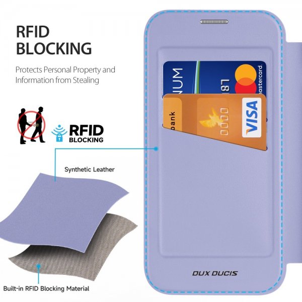 Dux Ducis iPhone 16 Pro Etui Skin X Pro Series Kickstand MagSafe Lilla