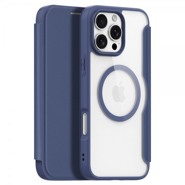 Dux Ducis iPhone 16 Pro Etui Skin X Pro Series MagSafe Blå