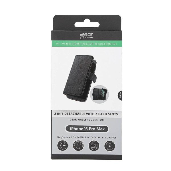 Gear iPhone 16 Pro Max Etui 2-in-1 MagSeries Svart