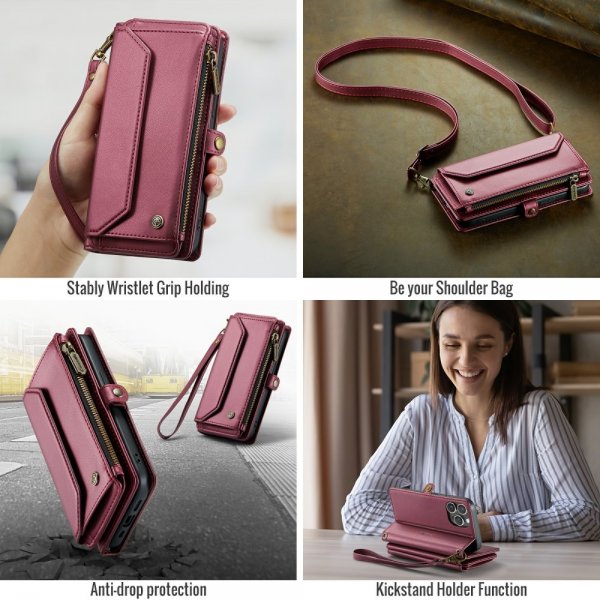 CaseMe iPhone 16 Pro Max Etui C36 Series Rød