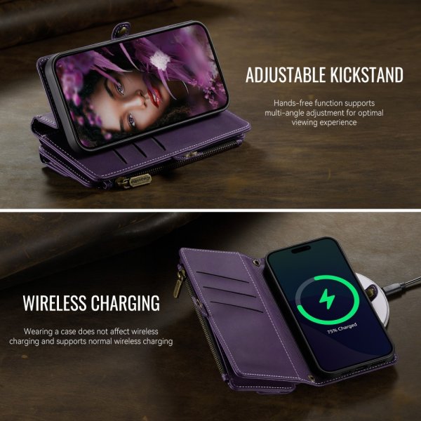CaseMe iPhone 16 Pro Max Etui C39 Series Lilla