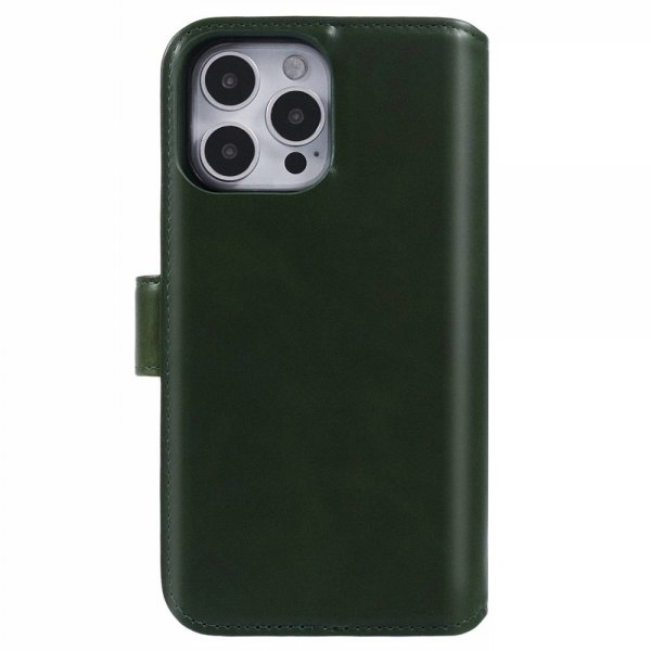 Nordic Covers iPhone 16 Pro Max Etui MagLeather Juniper Green