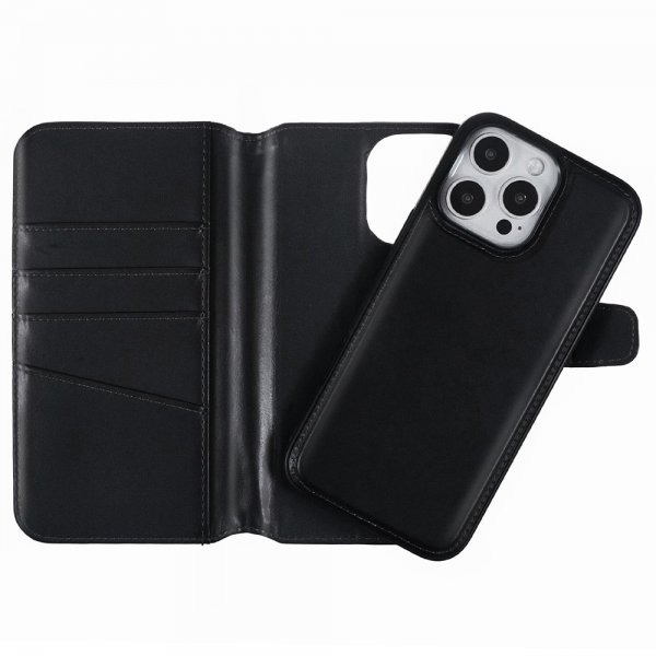 Nordic Covers iPhone 16 Pro Max Etui MagLeather Raven Black