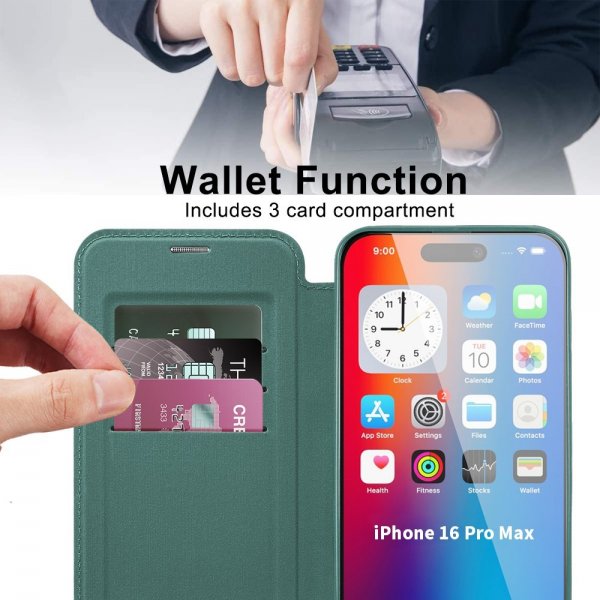 iPhone 16 Pro Max Etui MagSafe Grønn