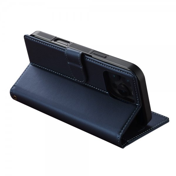 Lc.Imeeke iPhone 16 Pro Max Etui Avtagbart Deksel L2 Series MagSafe Blå