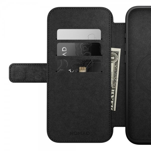 Nomad iPhone 16 Pro Max Etui Modern Leather Folio Brun