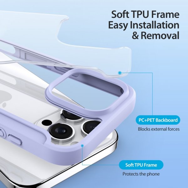 Dux Ducis iPhone 16 Pro Max Etui Skin X Pro Series MagSafe Lilla