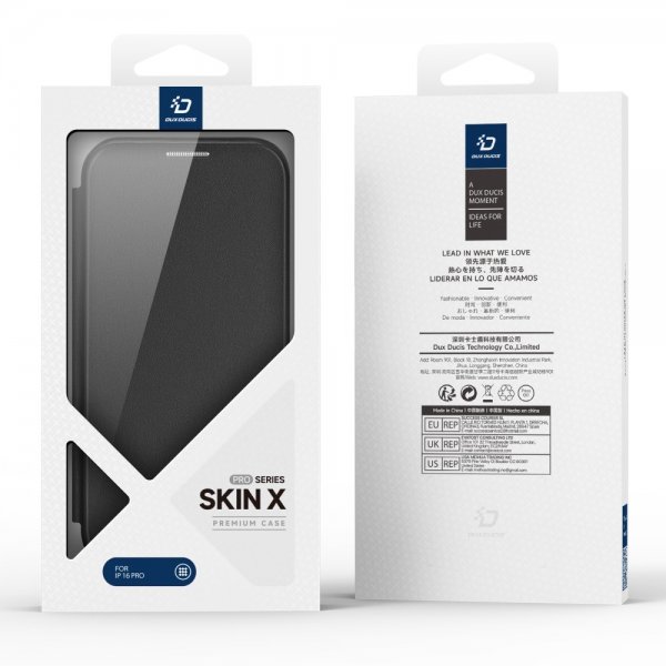 Dux Ducis iPhone 16 Pro Max Etui Skin X Pro Series MagSafe Svart