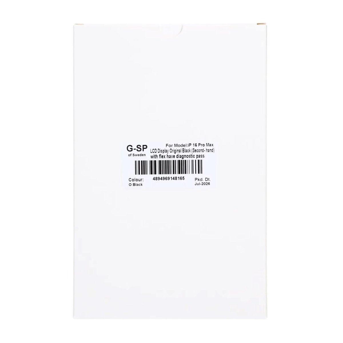 iPhone 16 Pro Max OLED-skjerm Original brukt – Diagnostikk godkjent