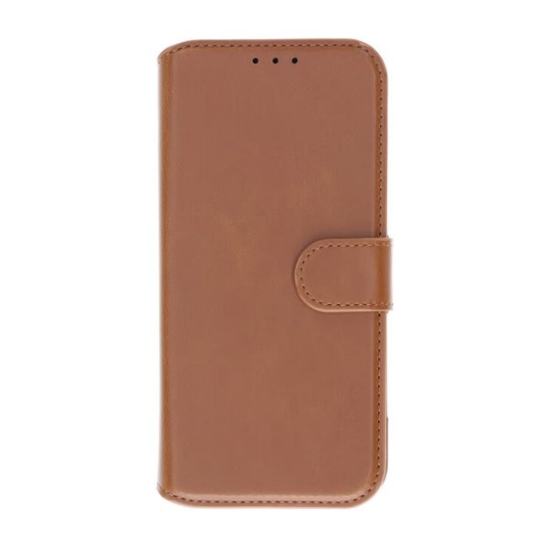 Rvelon iPhone 16 Pro Max Etui Detachable Wallet Case Brun
