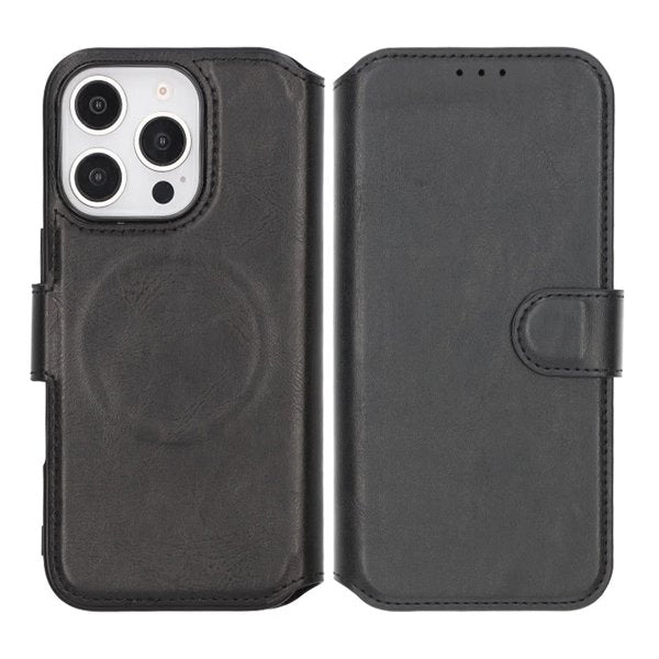 Rvelon iPhone 16 Pro Max Etui 4 Kortlomme MagSafe Svart