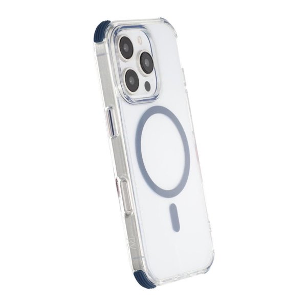 Rvelon iPhone 16 Pro Max Deksel TPU MagSafe Blå