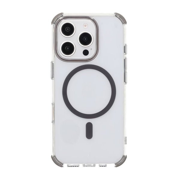 Rvelon iPhone 16 Pro Max Deksel TPU MagSafe Grå