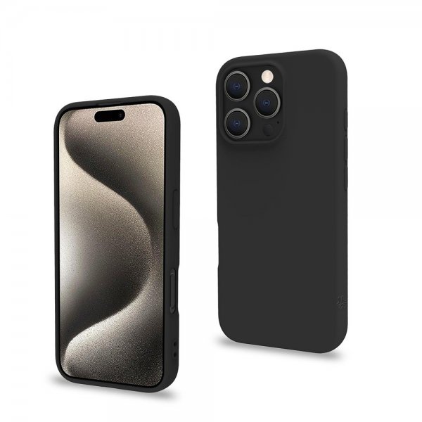 Celly iPhone 16 Pro Max Deksel CROMO Svart