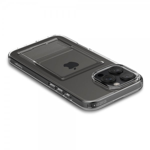 Spigen iPhone 16 Pro Max Deksel Crystal Slot Crystal Clear