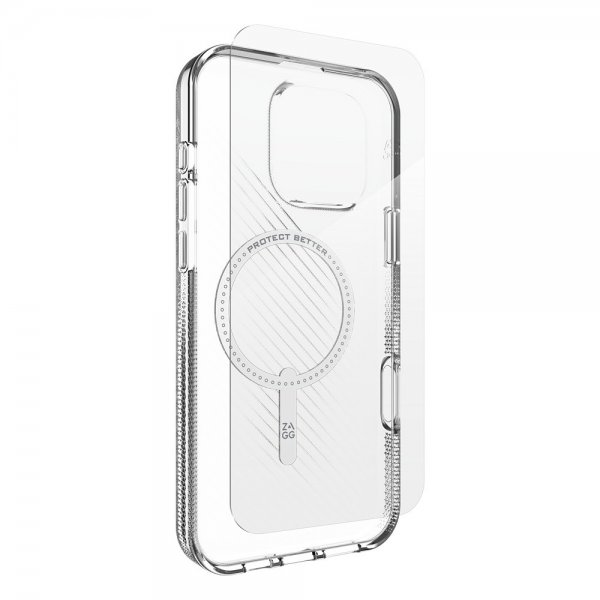 Zagg iPhone 16 Pro Max Deksel med Skjermbeskytter Luxe Snap & Glass
