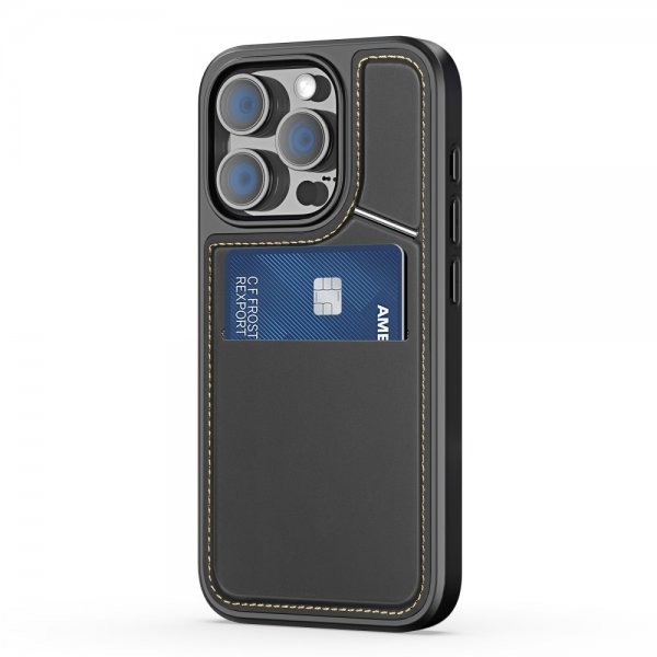 Dux Ducis iPhone 16 Pro Max Deksel Rafi II Series MagSafe Svart