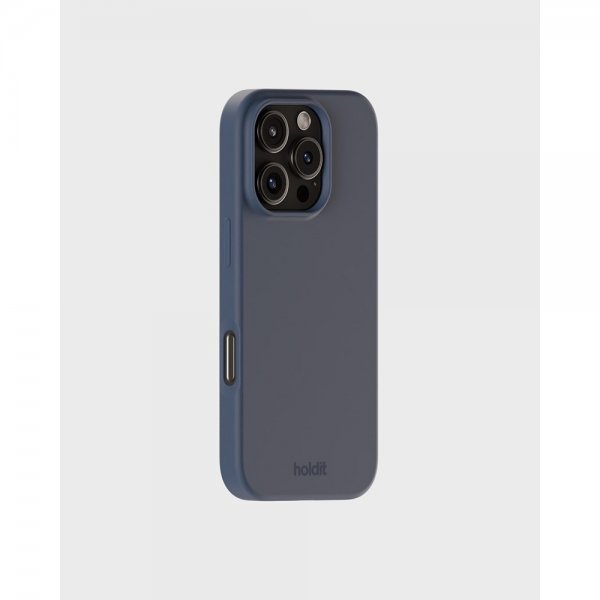 holdit iPhone 16 Pro Max Deksel Silikon Pacific Blue