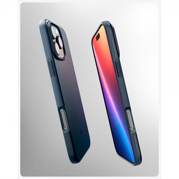Spigen iPhone 16 Pro Max Deksel Thin Fit MagFit Metal Slate