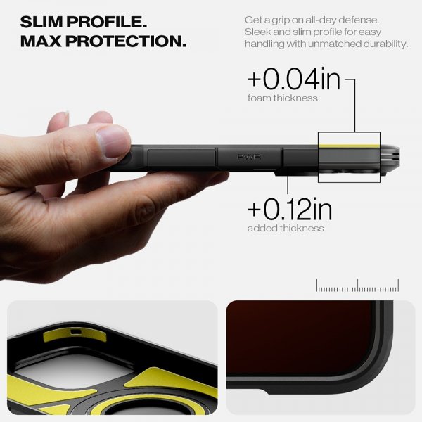 Spigen iPhone 16 Pro Max Deksel Tough Armor T MagFit Metal Slate